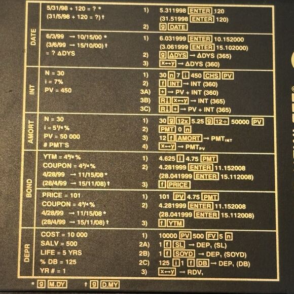 Vtg 80s Hewlett Packard HP 12C Business Financial Calculator Working - Picture 5 of 7